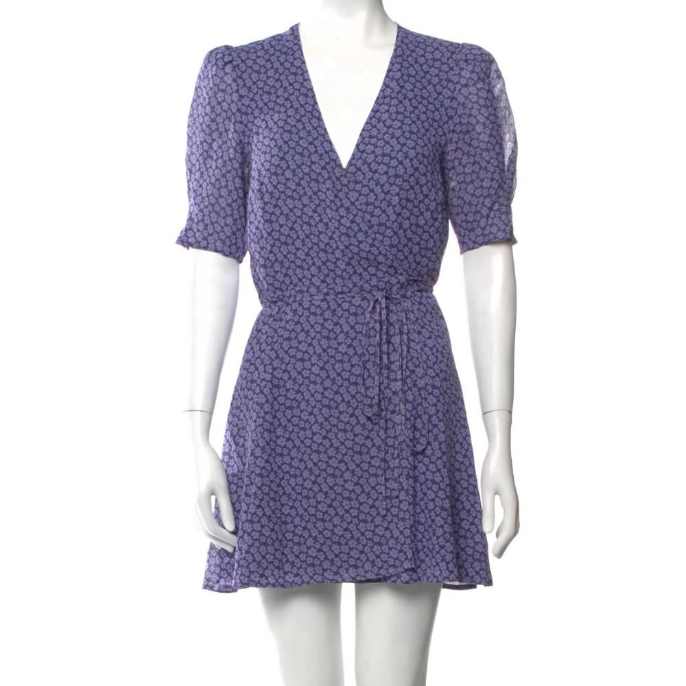 Reformation Floral Print Mini Dress